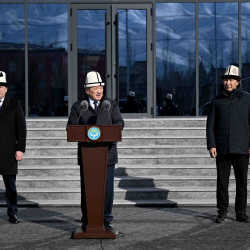 Адылбек Касымалиев жана Башкы прокурор Максат Асаналиев Нарын областында болуп кайтты