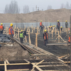 Бишкек: Ак-Ордо конушунда 750 орундуу жаңы мектеп курулууда