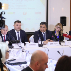 Первый заместитель Председателя Кабинета Министров Данияр Амангельдиев провел встречу с представителями крупных американских компаний