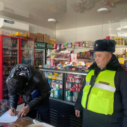 Сотрудники Чуйского РОВД провели анонимное анкетирование в образовательных учреждениях