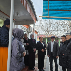 Эмгек министри Сүлүктү шаарындагы социалдык мекемеде улгайган жарандардын жашоо шарттары менен таанышты