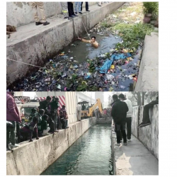 СҮРӨТ - Индиялык аял айла-амал менен бийликти алдап, толуп калган каналдын акыр-чикирин тазалаттырды