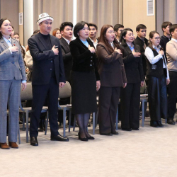 В городе Манас прошёл молодёжный форум «Живи свободно - живи без наркотиков»
