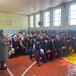 Сумбула айыл аймагында зордук-зомбулуктун алдын алуу боюнча жыйын өткөрүлдү