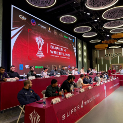 Бишкекте Super 4 Wrestling катышуучуларынын пресс-конференциясы өттү
