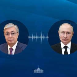 Касым-Жомарт Токаев РФ президенти Путин менен телефон аркылуу сүйлөштү