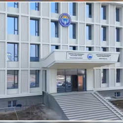 Ош мэриясынын имараты толук капиталдык оңдоодон өтүүдө