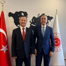 Элчи Руслан Казакбаев Түркиянын тышкы иштер министринин орун басары Али Өзел менен жолугушту