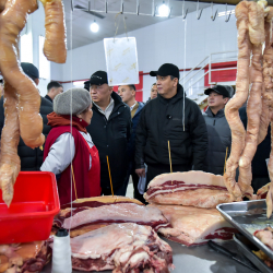 Эттин баасын көзөмөлдөө: мэр Айбек Джунушалиевдин таңкы текшерүүсү