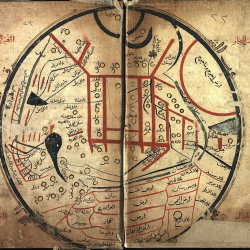 Жер шарынын борбору Ысык-Көл болуп көрсөтүлгөн дүйнө картасы Бишкекте орнотулат