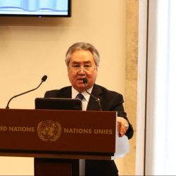 Министр Жээнбек Кулубаев Куралсыздануу боюнча конференциянын жогорку деңгээлдеги сегментинде сөз сүйлөдү