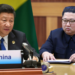 Си Цзиньпин поздравил Ким Чен Ына с избранием на пост генерального секретаря ТПК