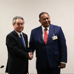 Министр Жээнбек Кулубаев Чыгыш Тимордун Президенти Жозе Рамуш-Орта менен жолугушту