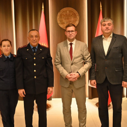 Ички иштер министрлигинде эл аралык өнөктөштөр менен жумушчу жолугушуу болуп өттү