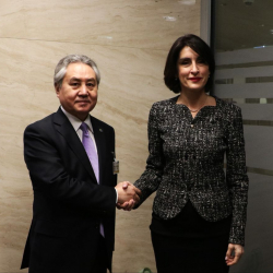 Жээнбек Кулубаев Грузиянын Тышкы иштер министри Мака Бочоришвили менен жолугушту