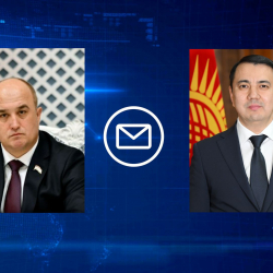 Тажикстандын Жогорку Жыйынынын Өкүлдөр палатасынын Төрагасы Файзали Идизода Марлен Маматалиевди куттуктады