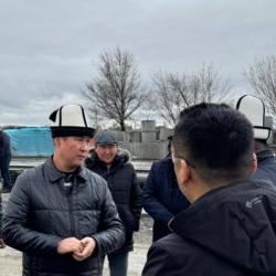 Транспорт жана коммуникациялар министри Талантбек Солтобаев Талас облусуна иш сапар менен барды
