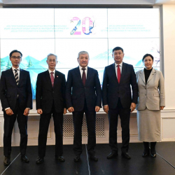 СҮРӨТ - Адылбек Касымалиев Жапониянын Кыргызстандагы JDS стипендиялык программасынын ишке ашырылышынын 20 жылдыгына арналган форумга катышты