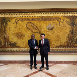 ФОТО - Заместитель министра Кайрат Турсункулов провел ряд двусторонних встреч с лидерами и главами внешнеполитических ведомств стран Карибского бассейна