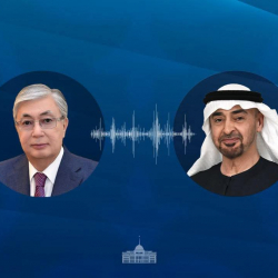 Касым-Жомарт Токаев провел телефонный разговор с Президентом ОАЭ шейхом Мухаммедом бен Заидом Аль Нахаяном