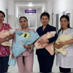 Сүйүнчү! Ош шаарында үч эм жарыкка келди