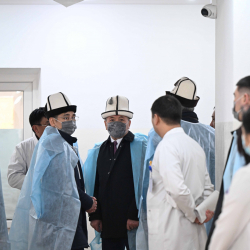 Адылбек Касымалиев Бишкек шаарындагы жана Чүй облусундагы бир катар медициналык мекемелердин абалы менен таанышты