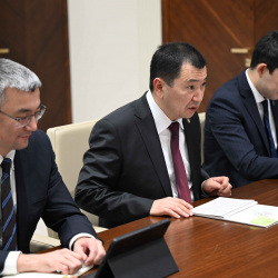 Эрлист Акунбеков менен Лю Цзянпин кыргыз-кытай кызматташтыгынын учурдагы абалын талкуулашты