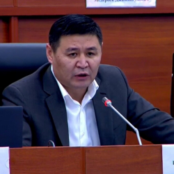 Шаирбек Ташиев ИИМде сурак берүүдө