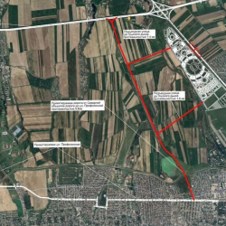 Жаңы «Ош» базарга алып бара турган 2 жол курулат