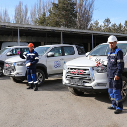 Энергетиктерге жаңы автоунаалар тапшырылды