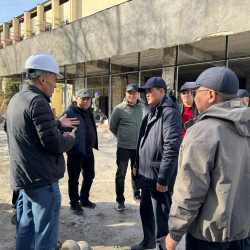 Президентке караштуу академиянын жана мамлекеттик архивдин имараты ири реконструкциядан өтүүдө