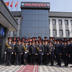 Кызыл-Кыяда милиция кызматкерлери үчүн жаңы шарттар түзүлдү