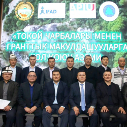 Токойлорду калыбына келтирүүгө 81 млн сомдон ашуун гранттык макулдашууларга кол коюлду