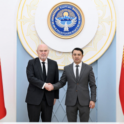 Марлен Маматалиев встретился с Генеральным секретарем ОБСЕ Феридуном Синирлиоглу