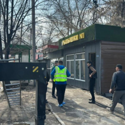 Бишкекте мыйзамсыз күркөлөрдү демонтаждоо иштери уланууда