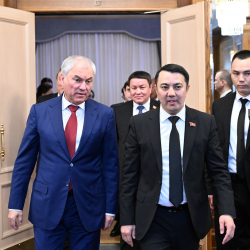 Марлен Маматалиев встретился с Председателем Государственной Думы Федерального Собрания Вячеславом Володиным