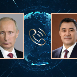 Состоялся телефонный разговор Садыра Жапарова и Путина