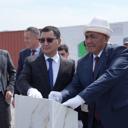 В Чуйской области заложена капсула под строительство водохранилища