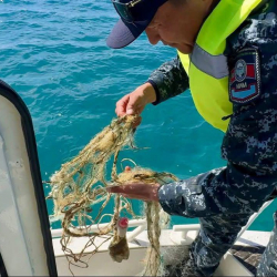 Браконьерлерге орун жок: Көлдөн 13900 метр торлор чыгарылды