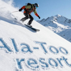 «Ала-Тоо Резорт» тоо-лыжа курортуна баруучу жол быйыл бүтөт