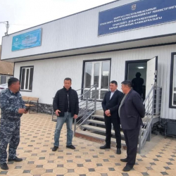 Алмаз Тургунбаев Транспорт департамент Нин Нарын аймактык башкармалыгынын иши менен таанышты
