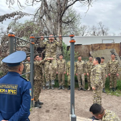 Бишкекте өрт өчүрүүчүлөрдүн күжүрмөн даярдыгы текшерилди