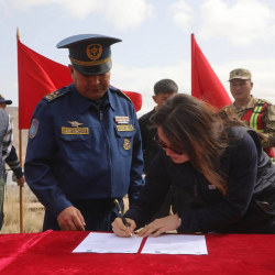 Туура-Суу айылында селден коргоочу дамба курулду