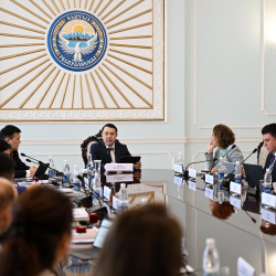 Төрага Марлен Маматалиевдин катышуусунда Туруктуу өнүгүү максаттарына байланышкан депутаттык жумушчу тобунун жыйыны өттү