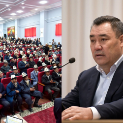 Президент Чоң-Алайдын тургундары менен жолугушту