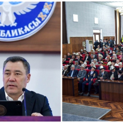 Президент Өзгөндүн тургундары менен жолугушту