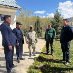 Министр Токтобаев Ысык-Көл облусундагы негизги экологиялык объектилердин өнүгүүсү менен таанышты