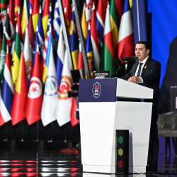 Марлен Маматалиев Парламенттер аралык бирликтин Ассамблеясынын жыйынында бир катар маселелер боюнча баяндама жасады