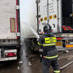 На рынке «Сары-Озон» прошли мероприятия по пожарной безопасности