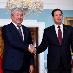 Касымалиев АКШнын мамлекеттик катчысы Марко Рубио менен сүйлөштү